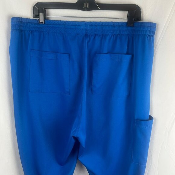 HH Works Healing Hands Scrub Pants Men XL Galaxy Blue Style 9590 Ryan Straight - Picture 7 of 10